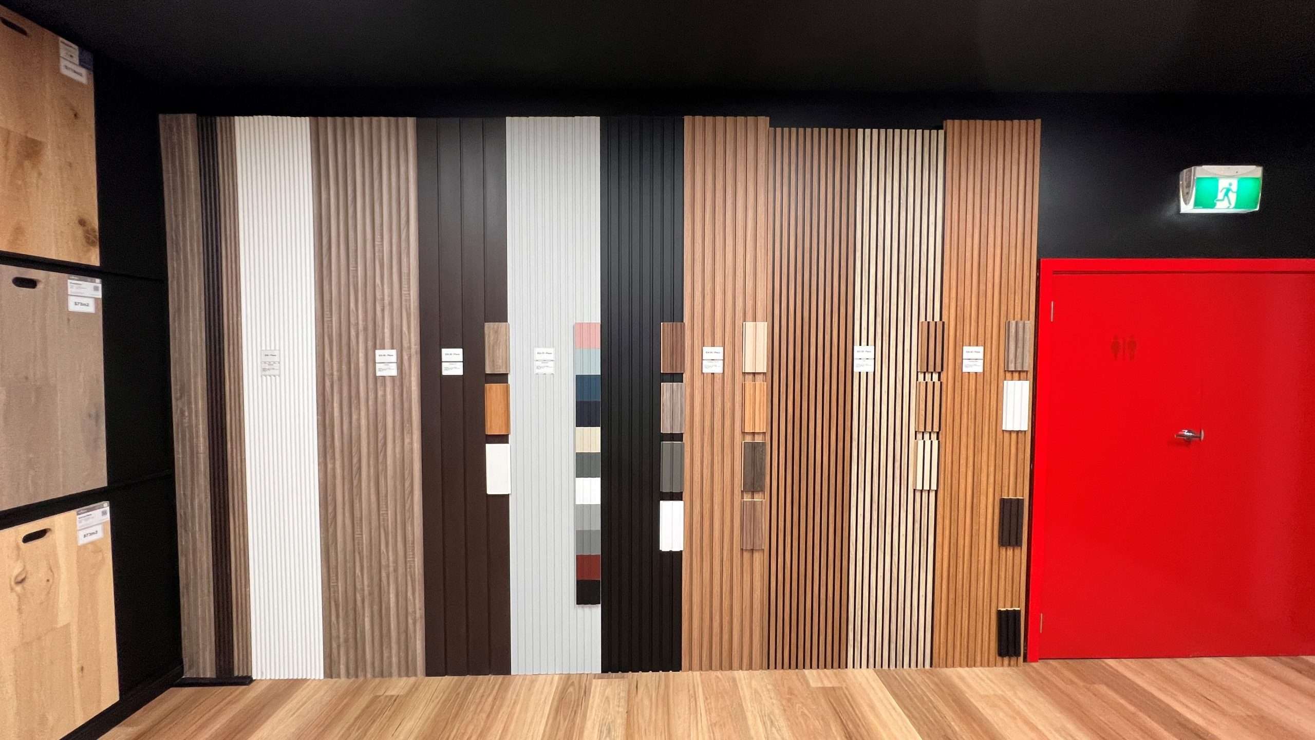 display wall for wall cladding
