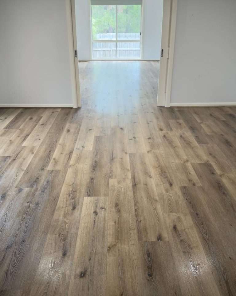 Large room after having our premium hybrid flooring installed